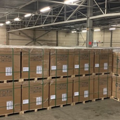 Solar Panel Storage at Rotterdam