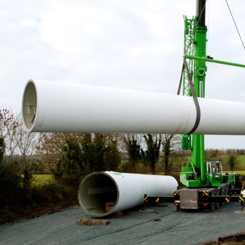 Wind Turbine installation in Waterford